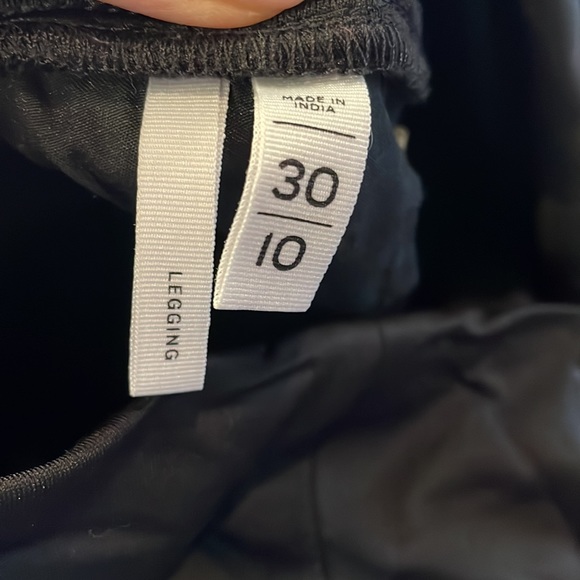 Black Jean Leggings - Picture 3 of 3